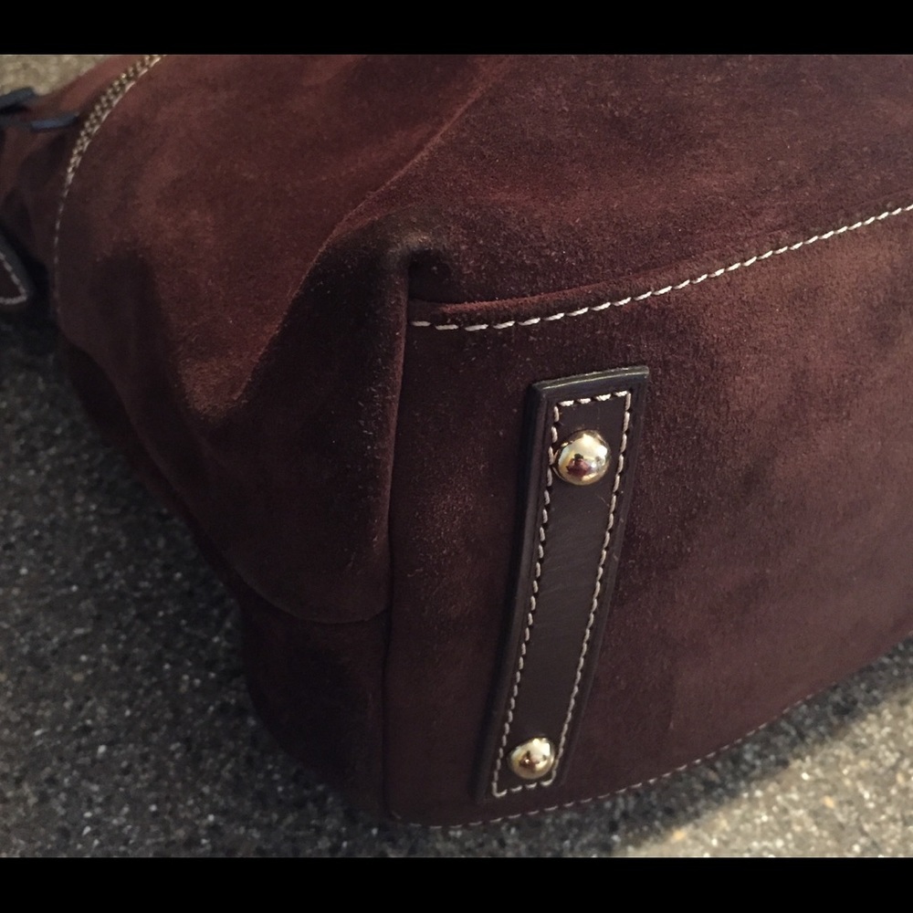 🦆 Dooney & Bourke suede satchel - Picture 6 of 8